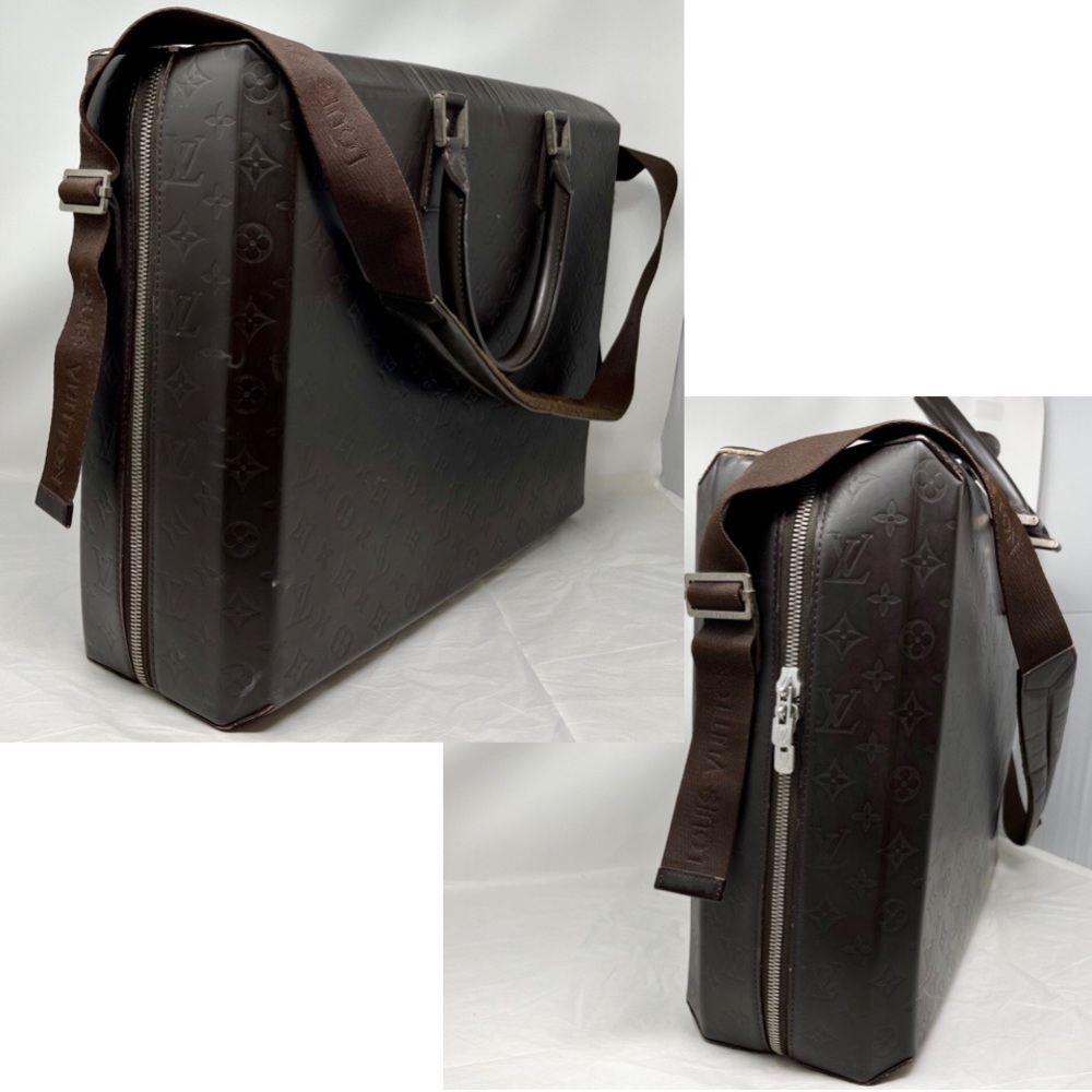 Louis Vuitton Ricky Monogram Glacé Deep Brown Carry-On - Picture 3 of 11